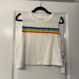 Spiritual Gangster Rainbow Muscle Tank